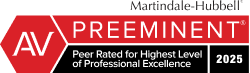 AV Preeminent Peer Review Rating