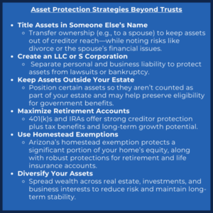 Asset Protection Strategies Beyond Trusts